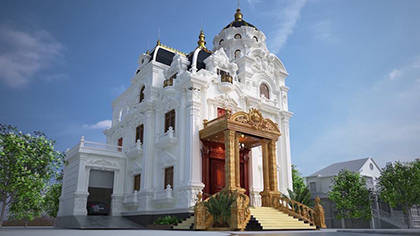 Kiến trúc cổ điển Pháp - Kiến Trúc Trịnh Gia - Công Ty CP Kiến Trúc Và Xây Dựng Trịnh Gia